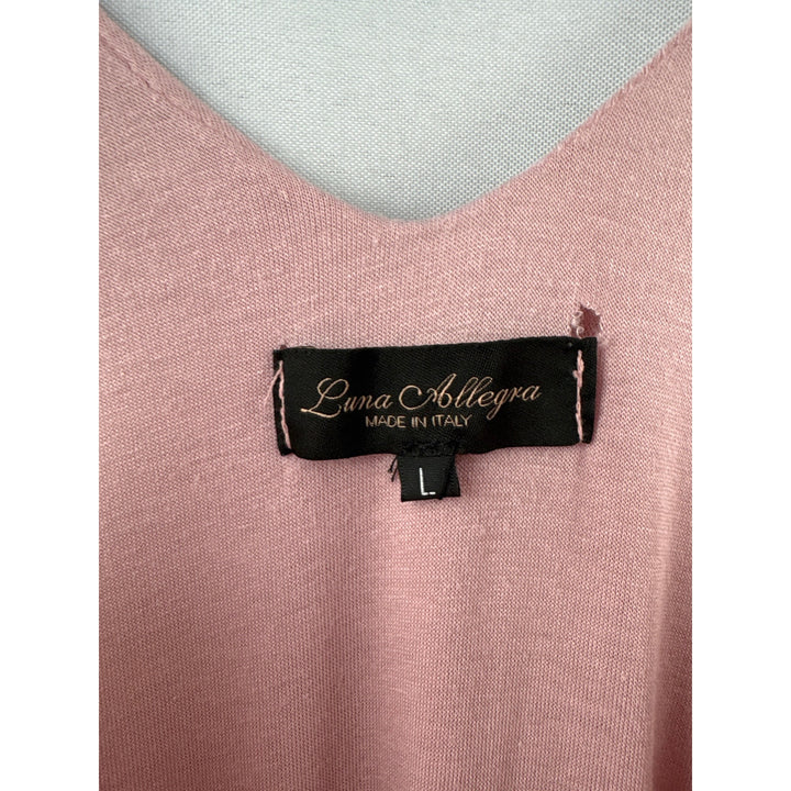 Women’s Luna Allegra Large Millennial Pink Tank Maxi Dress