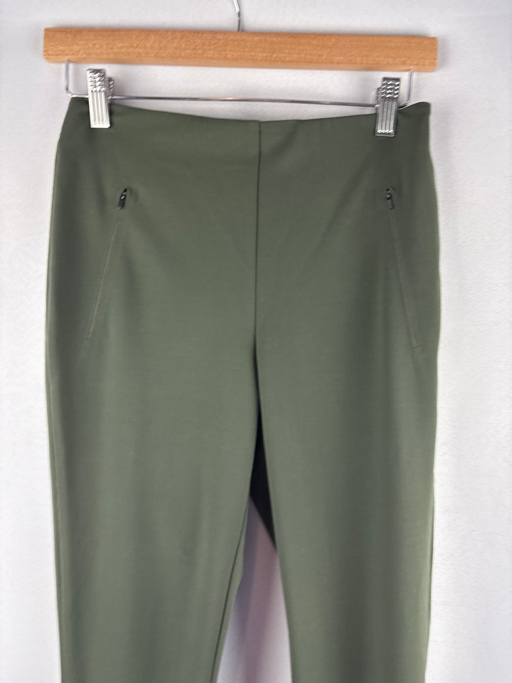 Women’s BR Sport Size 4 Dark Olive Green Sports Leggings