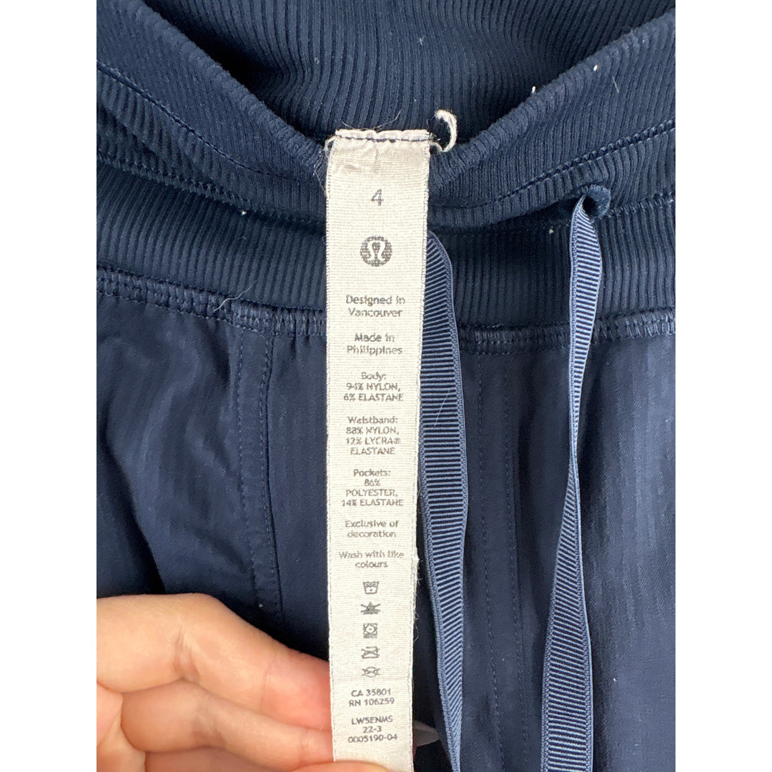 Women’s lululemon Size 4 Navy Blue Joggers
