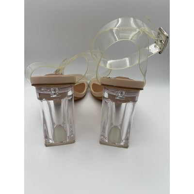 Women’s Steve Madden Size 9.5 Clear Block Heels