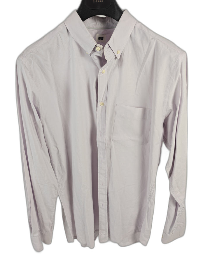 Men’s UNIQLO Button-Down Shirt Light Lavender XL