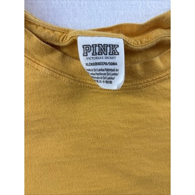 Victoria’s Secret PINK Size XL Yellow Long Sleeve Shirt