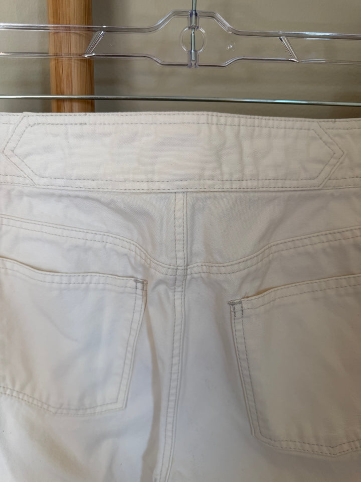 Vintage Y2K Marc Jacobs White Cotton Wide Leg Pants Size 6