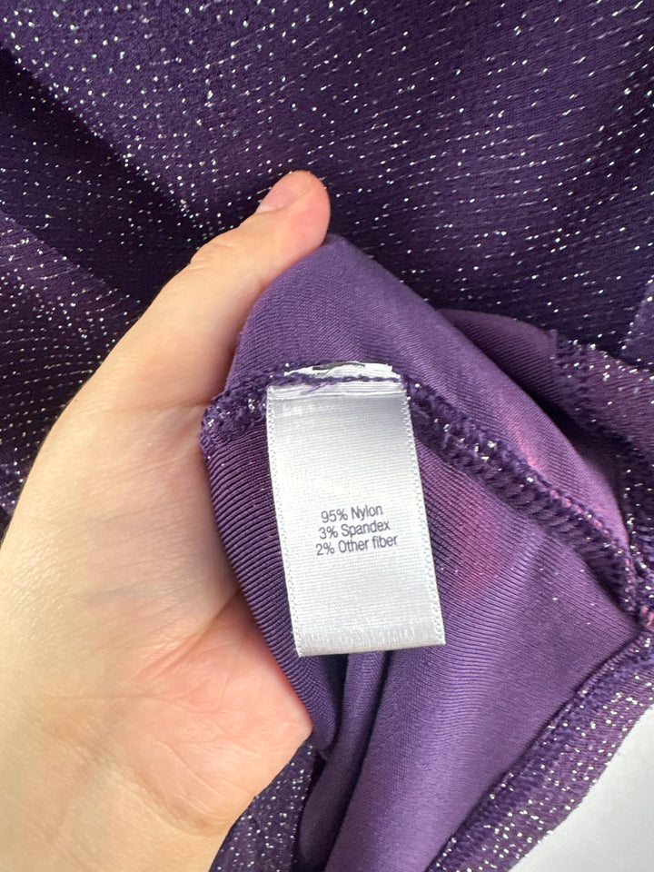 Women’s Jennifer Lopez Small Deep Purple Cowelneck Blouse