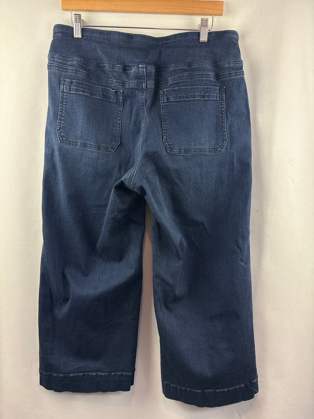Women’s Belle Beach Kim Gravel Navy Wide Leg Jeans