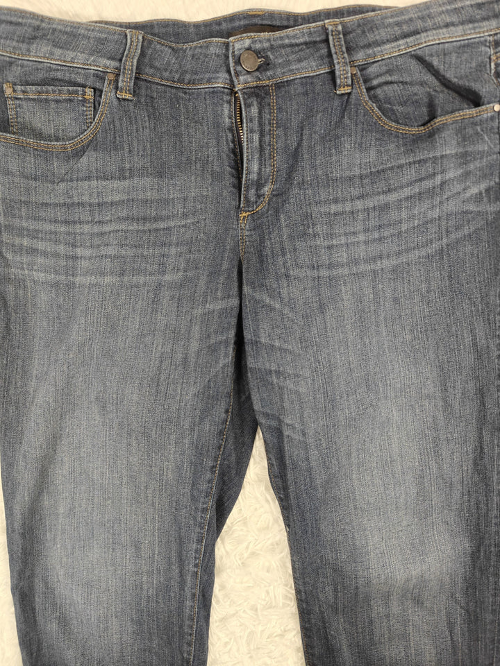Ann Taylor Womens Slim Boyfriend Jeans Medium Blue Wash Size 12