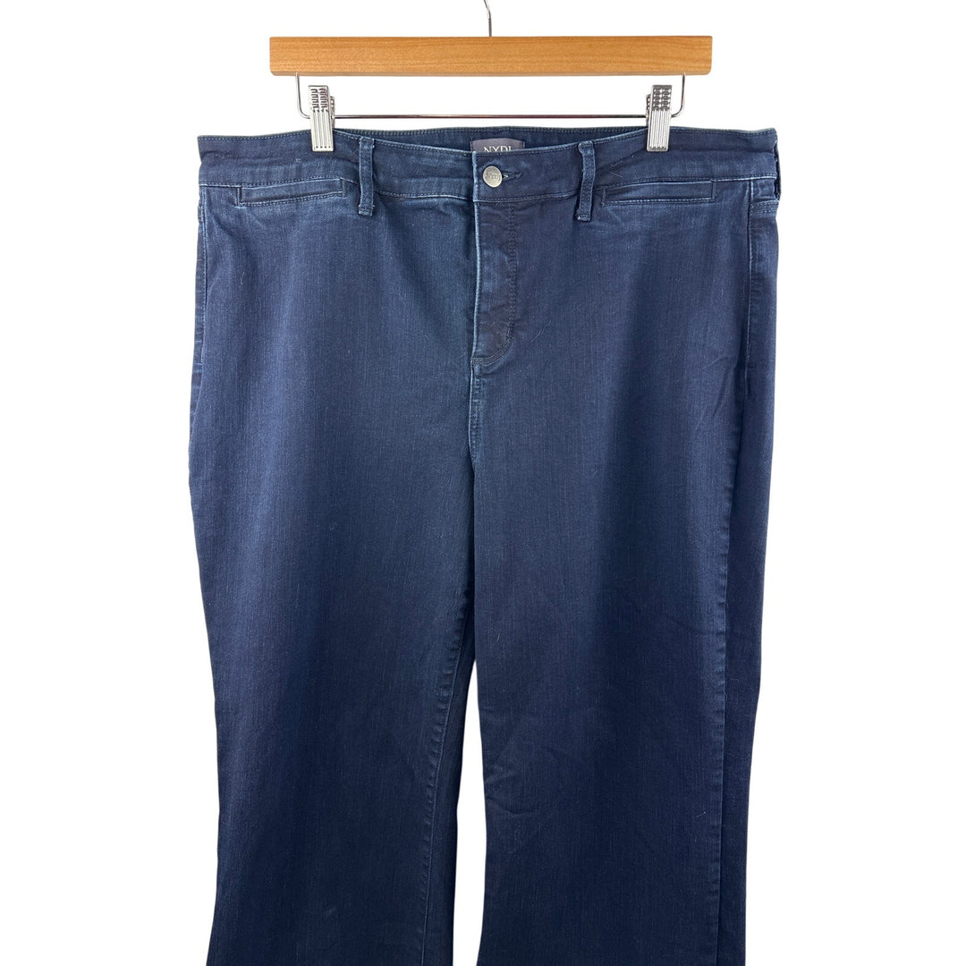 Women’s NYDJ Size 18 Dark Wash Blue Wide Leg Jeans