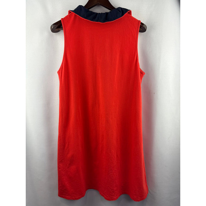 Women’s Duffield Lane Large Blood Orange Sleeveless Dress