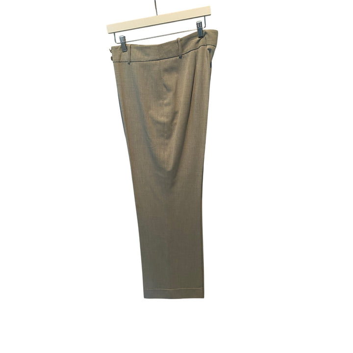 Women's Grey Larry Levine Slacks Size 14