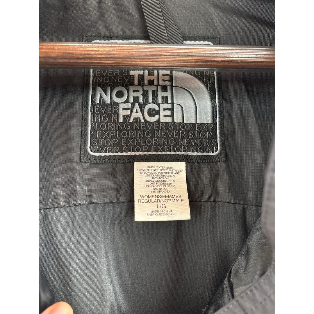 Women’s The North Face Large Black Raincoat w/ Detachable Hood