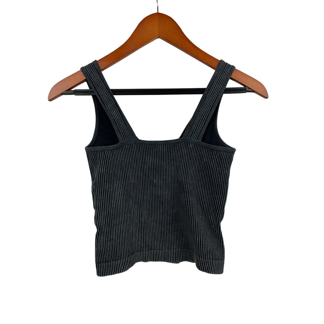 AS Revival Ribbed Tank Top OS Gray Womens Sleeveless