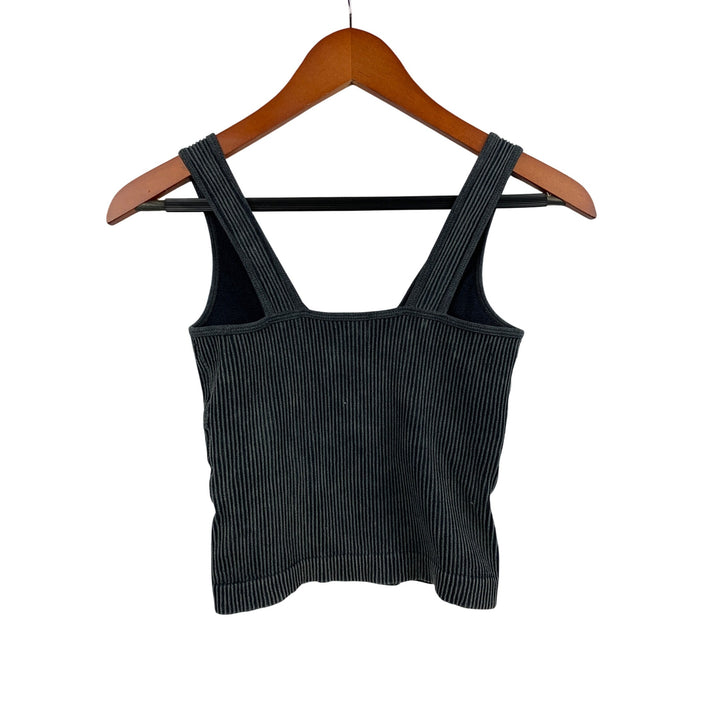 AS Revival Ribbed Tank Top OS Gray Womens Sleeveless