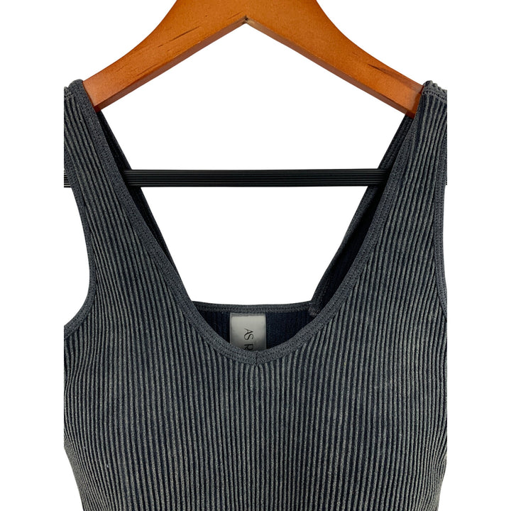AS Revival Ribbed Tank Top OS Gray Womens Sleeveless