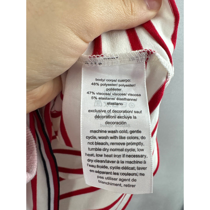 Women’s Tommy Hilfiger Medium White & Red Striped Tank
