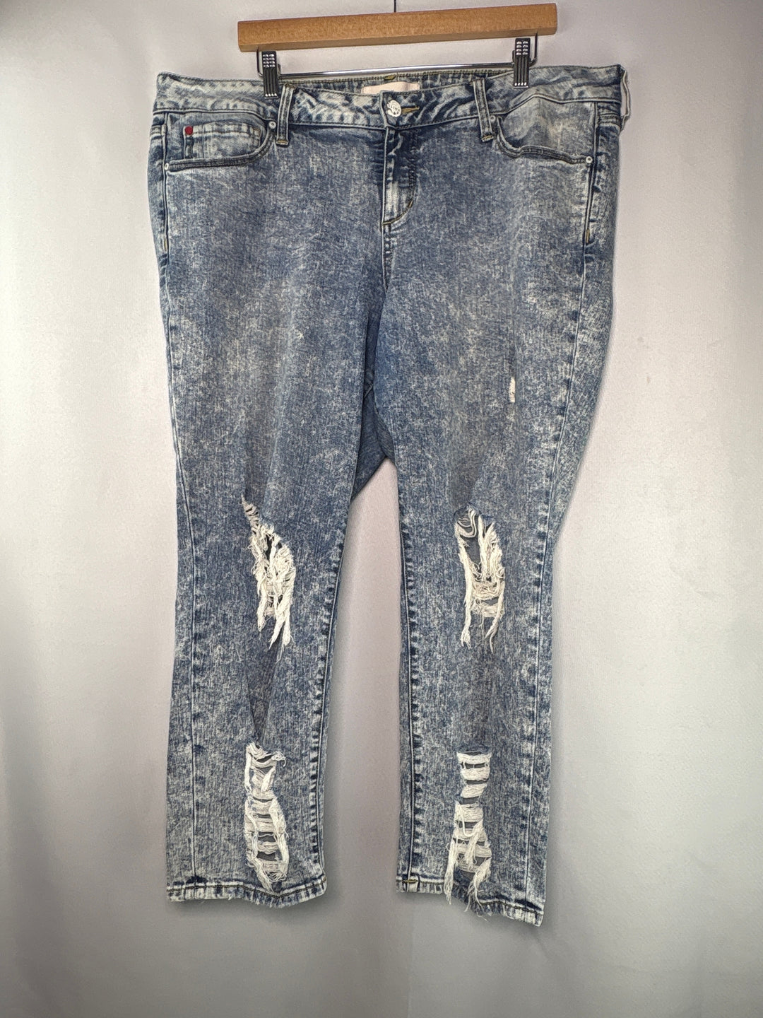 Women’s Slink Jeans Size 18 Acid Wash Blue Wide Leg Jeans