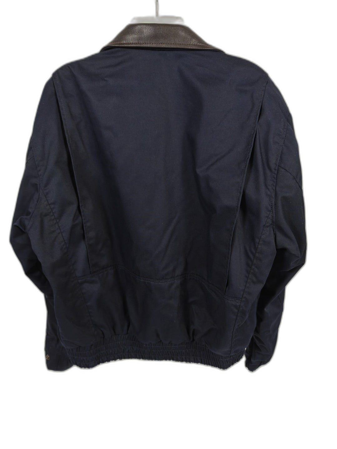 Mens Sportys Pilot Shop A-5 Flight Jacket Navy Blue Cotton Bomber Large
