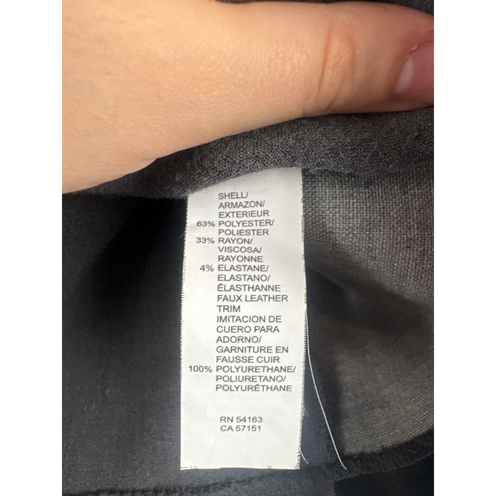 Women’s Kensie Size 6 Dark Grey & Black Pencil Skirt