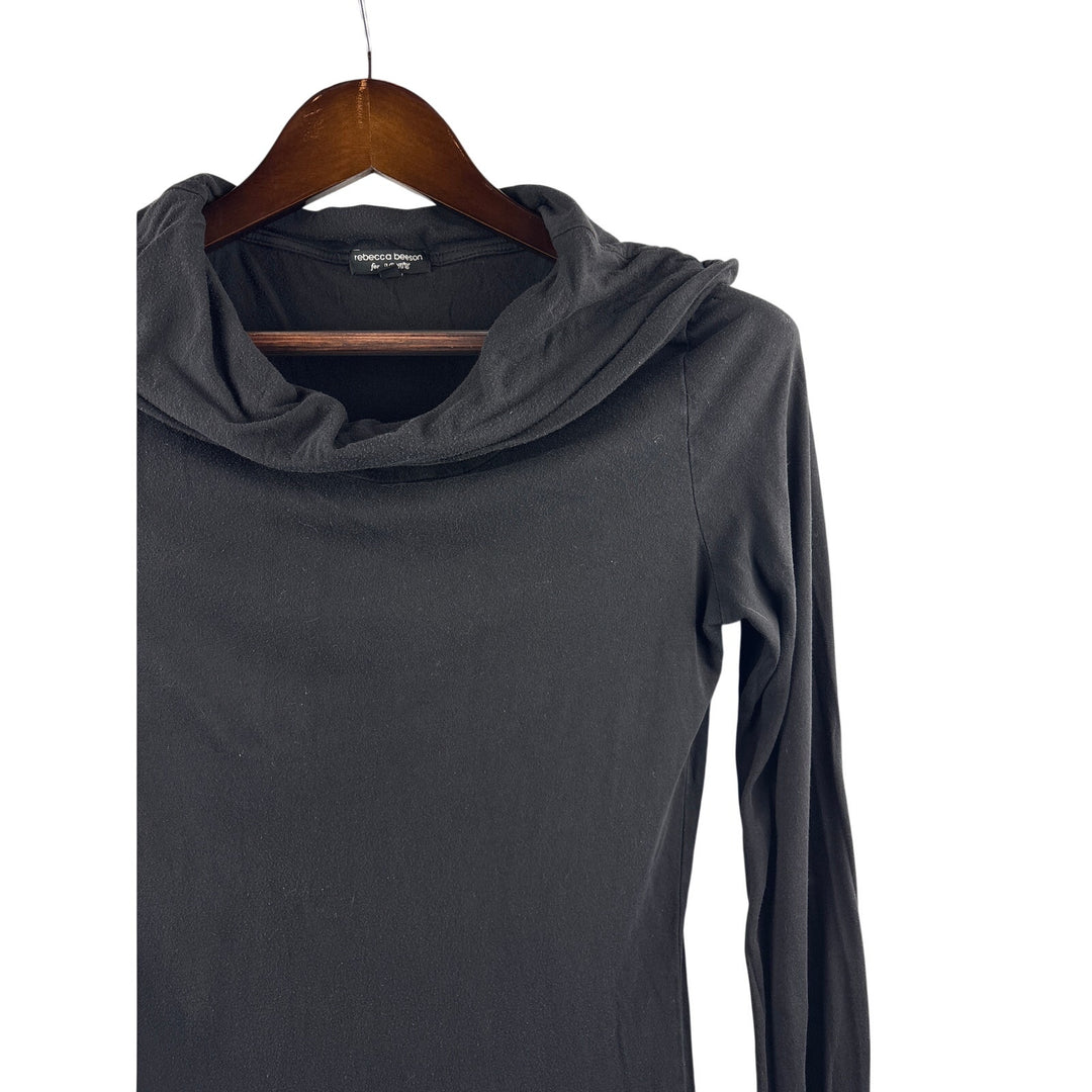 Women’s Rebecca Beeson for Levi’s Medium Black Cowelneck Long Sleeve