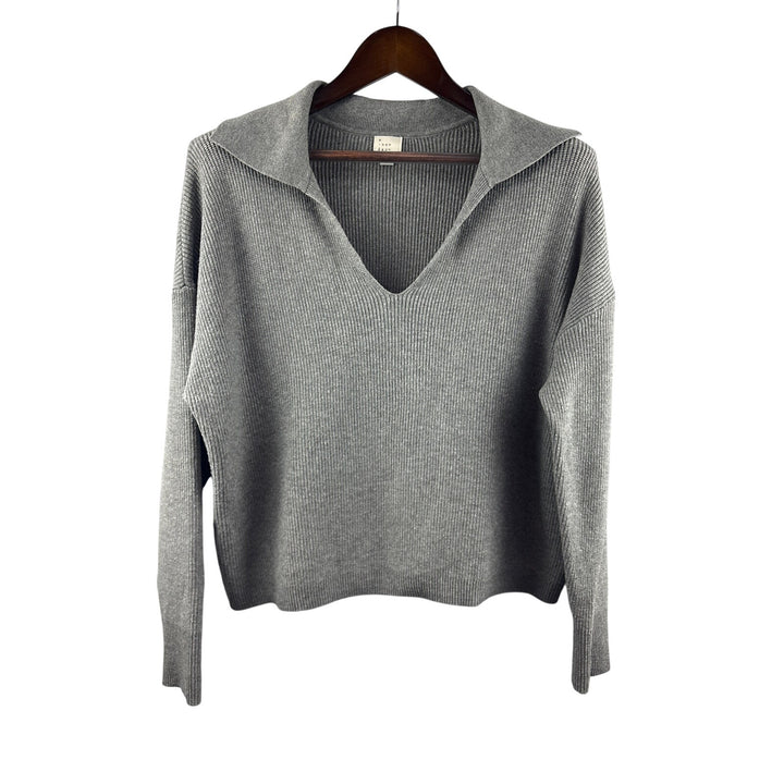 Women’s A New Day XL Late Gray V-Neck Sweater