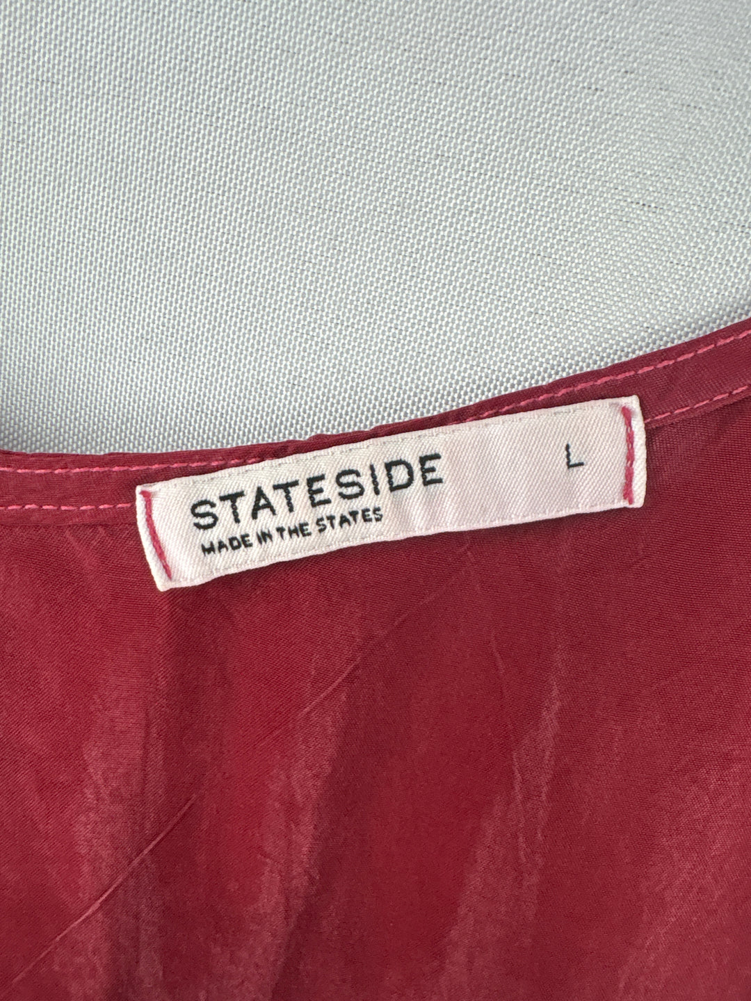 Women’s Stateside Large Wine Red Suede Sleeveless Maxi Dress