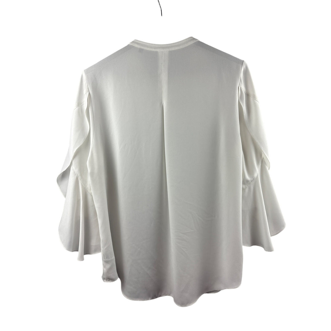 Women’s Cabi XL White Button Up 3/4 Length Sleeve Blouse.