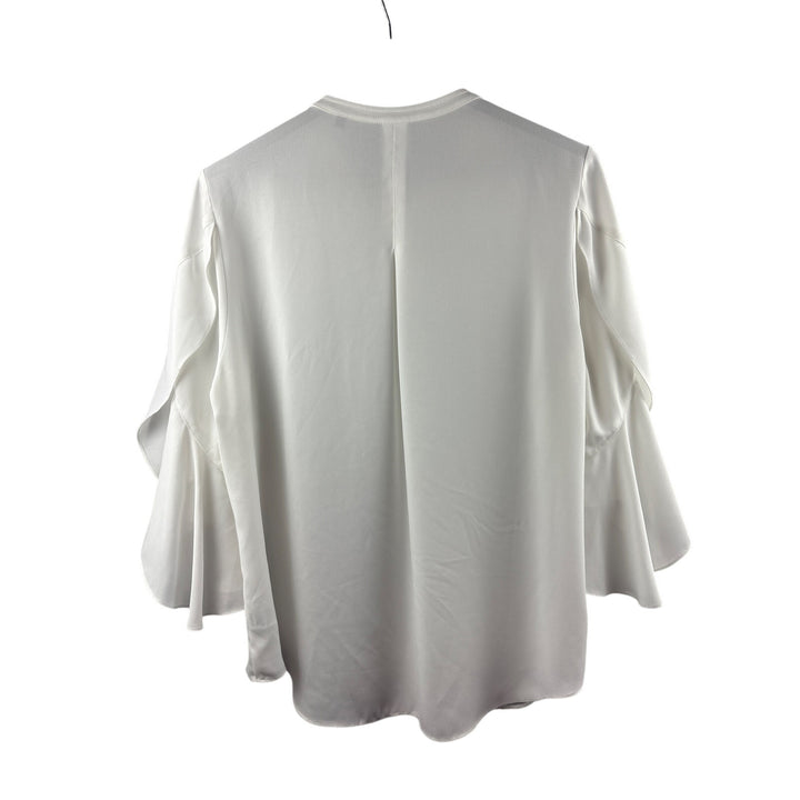 Women’s Cabi XL White Button Up 3/4 Length Sleeve Blouse.