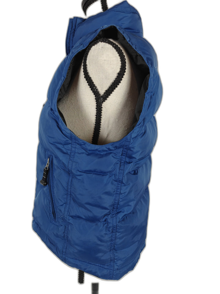 Womens Gap Puffer Vest Blue Large