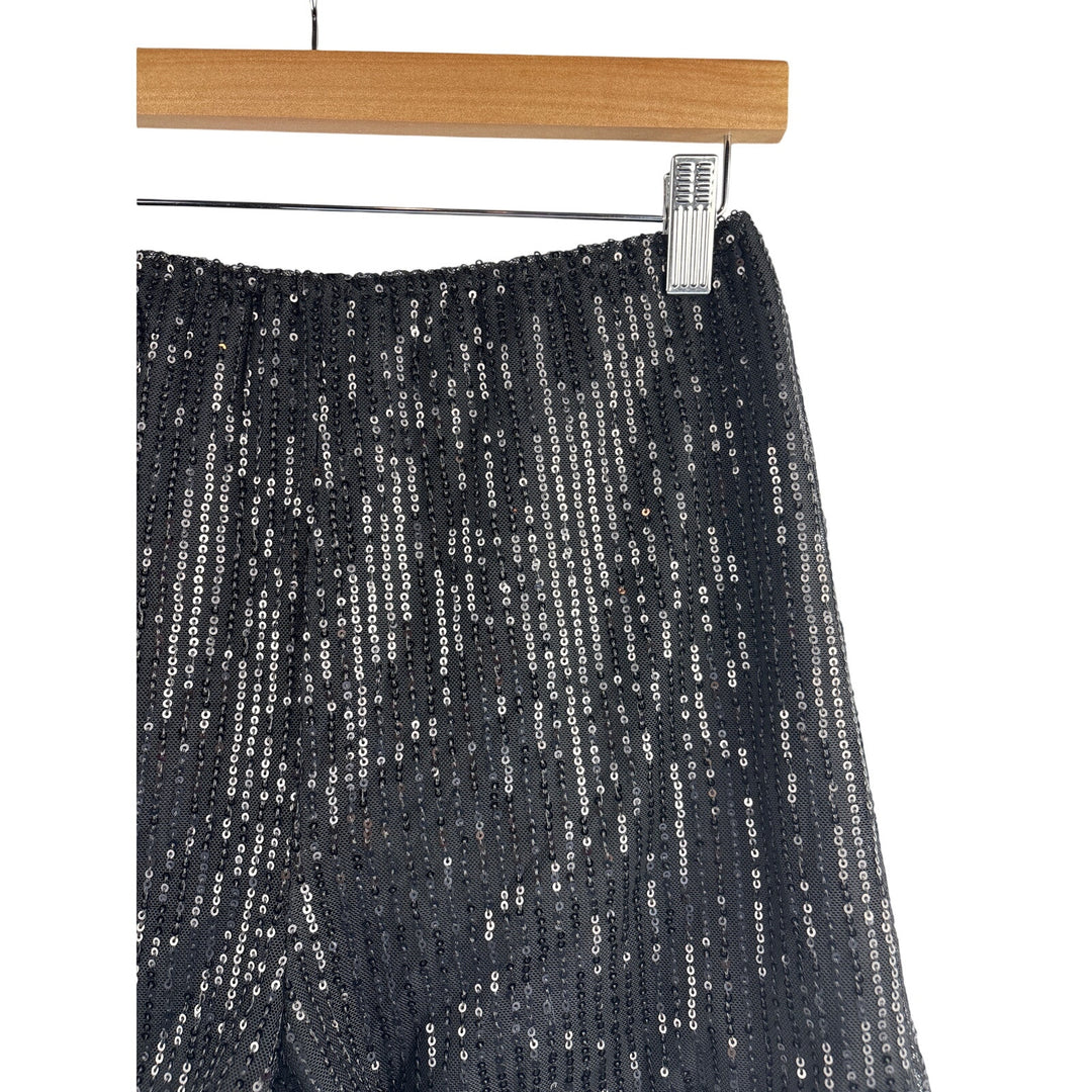 Women’s Ruddon Medium Black Sequin Mini Shorts