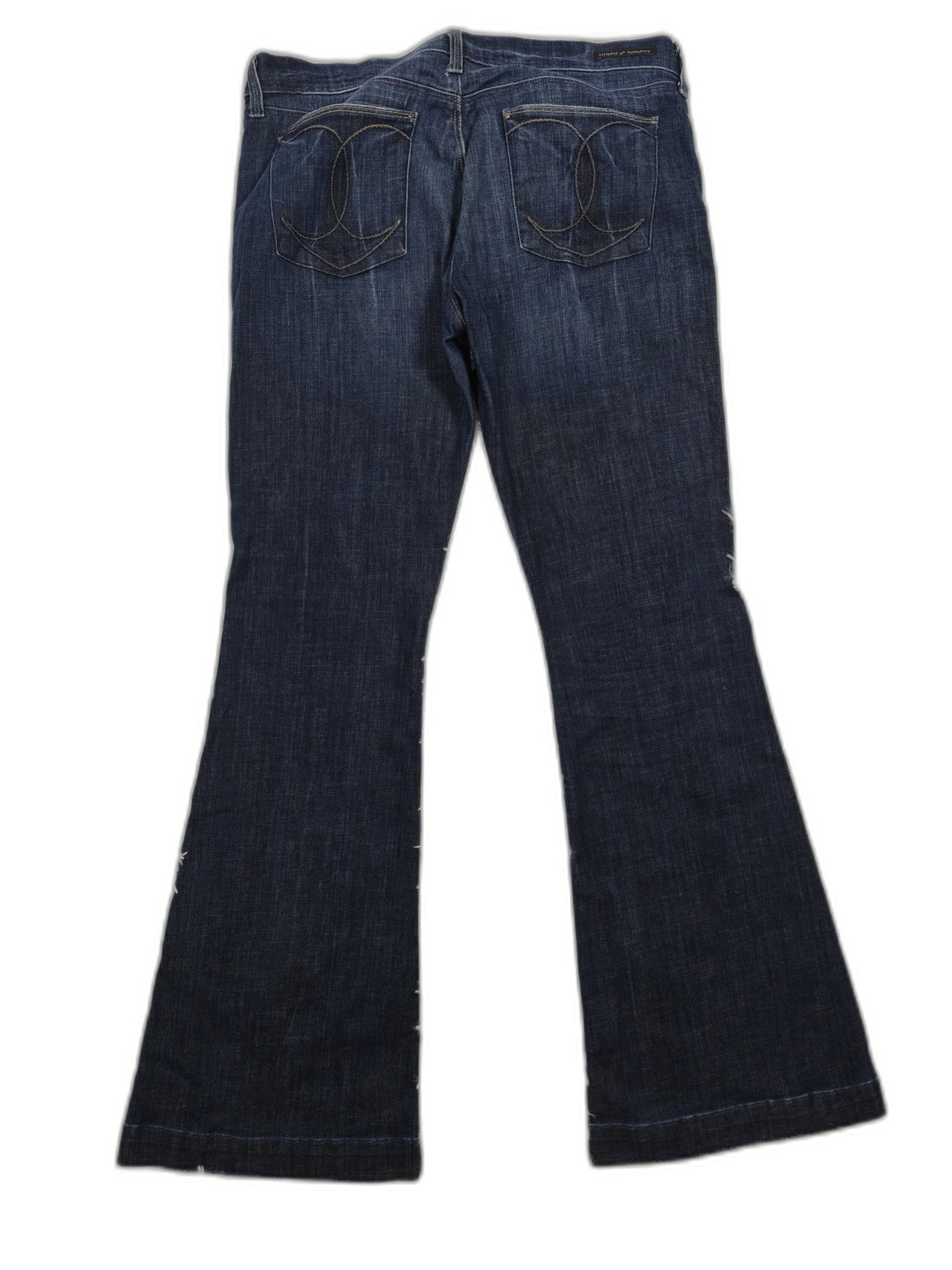 Womens Citizens Of Humanity Bootcut Jeans Dark Blue Denim Size 32