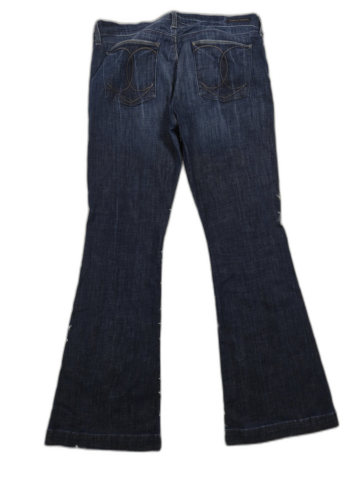 Womens Citizens Of Humanity Bootcut Jeans Dark Blue Denim Size 32