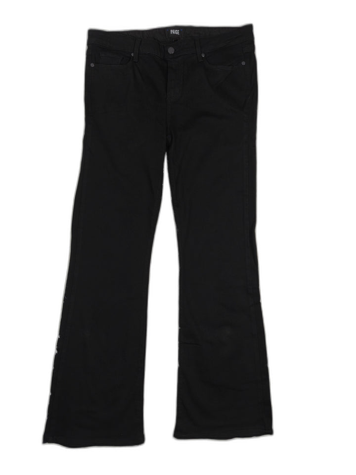 Womens PAIGE Skyline Bootcut Jeans Black Size 33