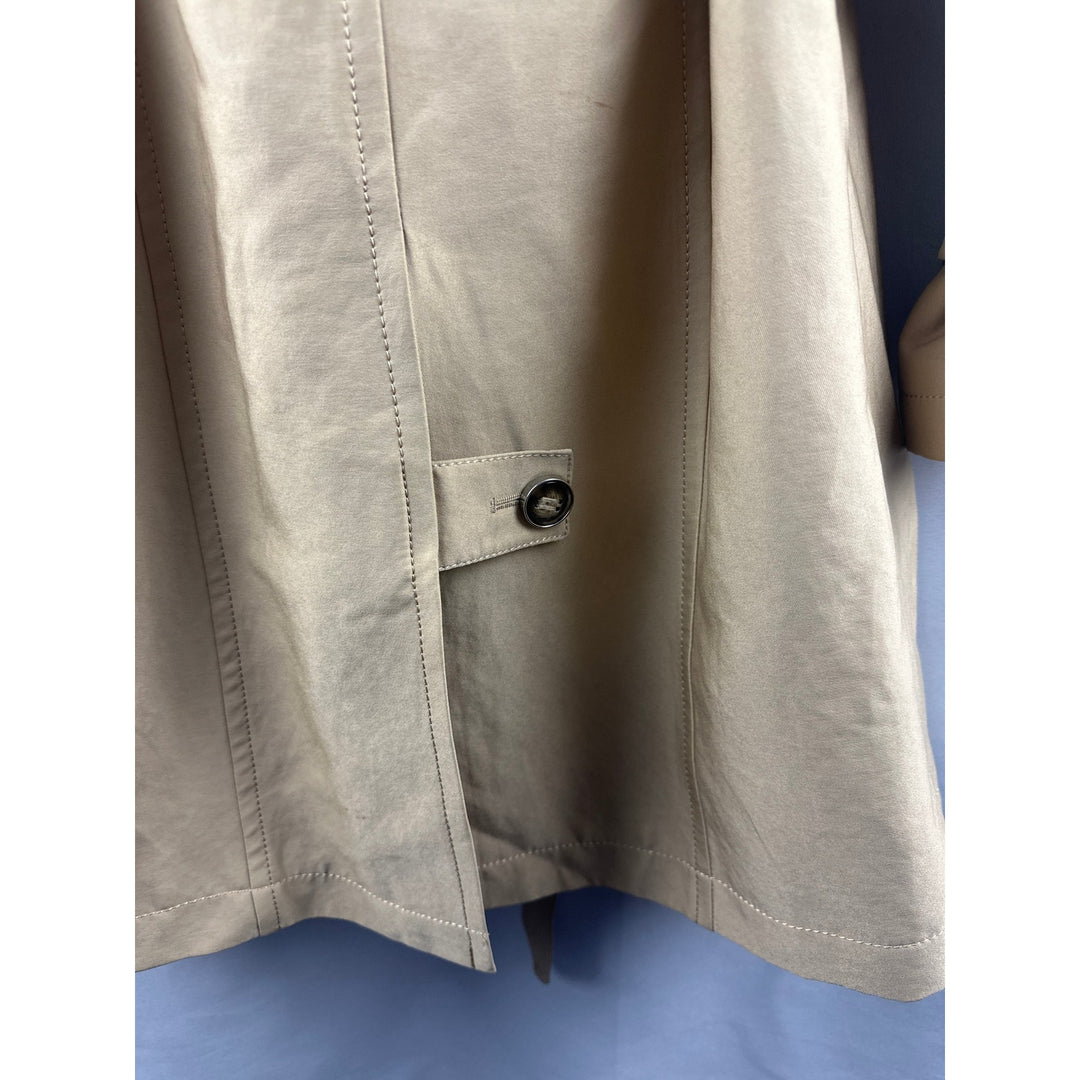 Women’s Kenneth Cole Mid length Beige Trench coat Size M