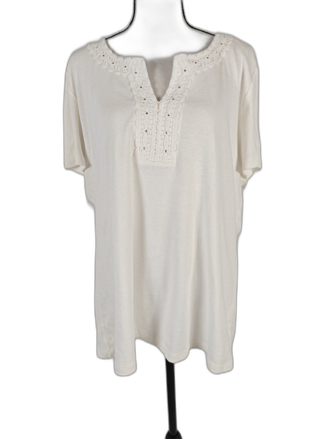 Women Karen Scott Top White XL