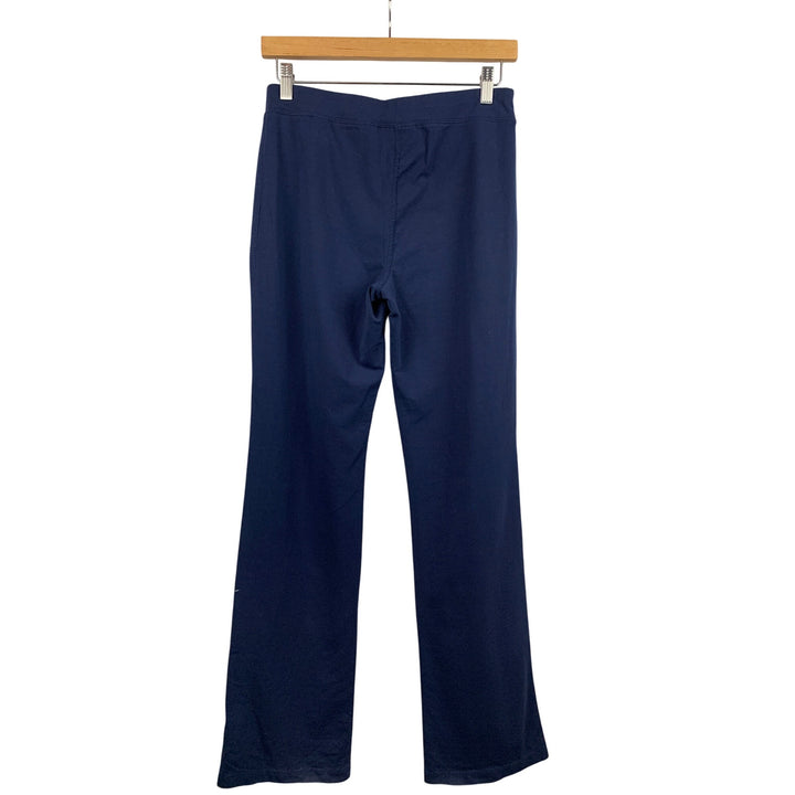 D&Co. Active Womens Navy Blue Bootcut Leggings XS Cotton Blend