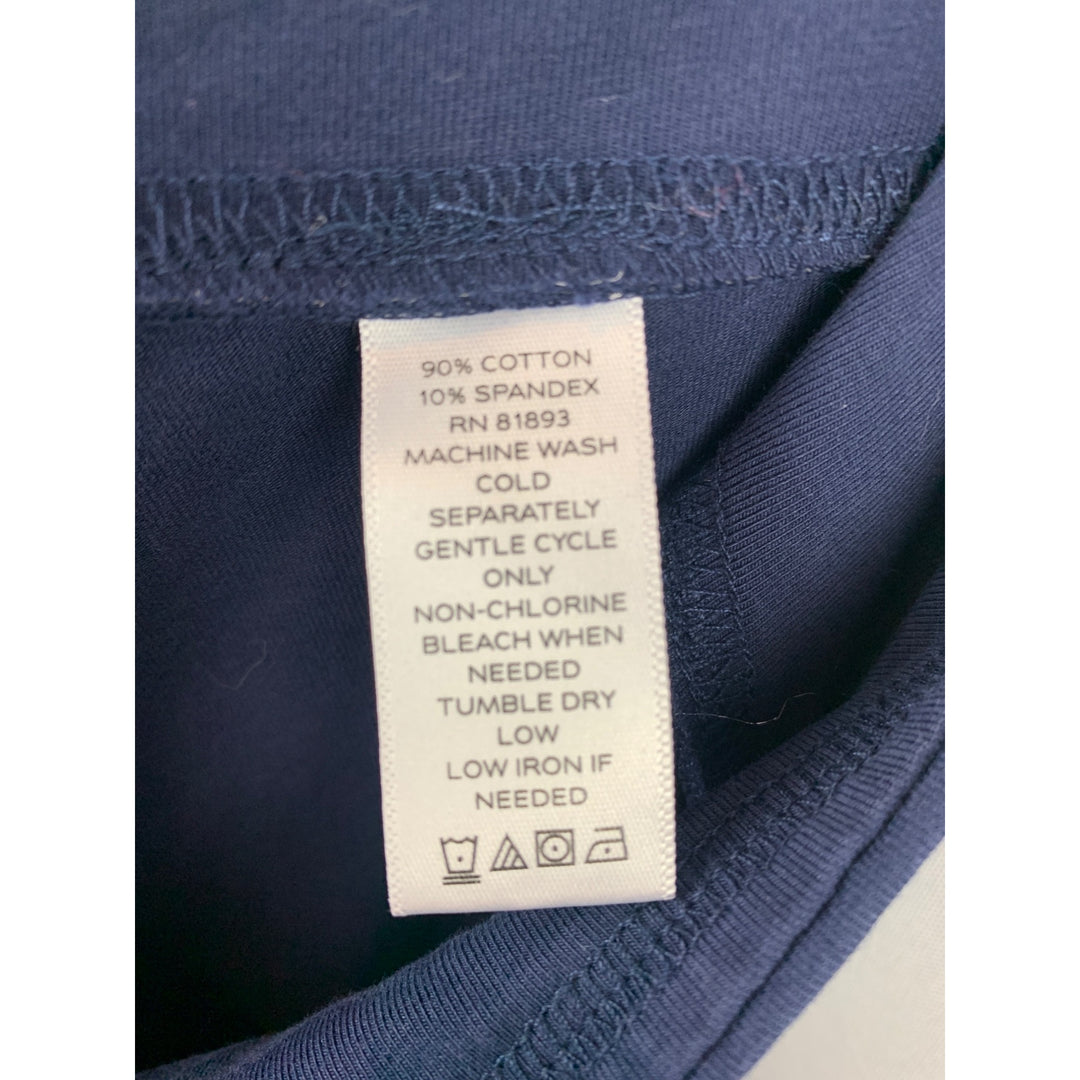 D&Co. Active Womens Navy Blue Bootcut Leggings XS Cotton Blend