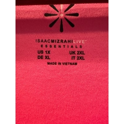 Isaac Mizrahi Live Essentials Pink Sleeveless Tank Top 1X