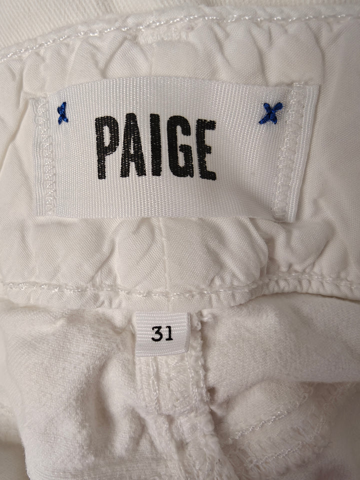 Women PAIGE Straight Leg Jeans White Size 31