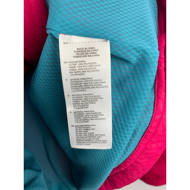 Adidas Golf ClimaProof Pink Windbreaker Jacket M Polyester Womens Lightweight