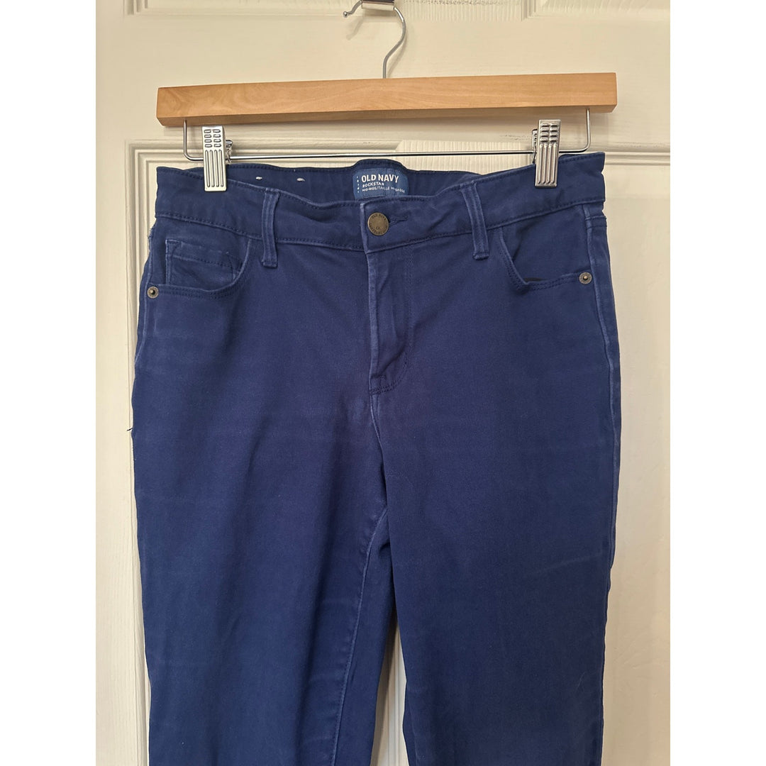 Women’s Old Navy Rockstar Mid Rise Skinny Ankle Jeans Size 6