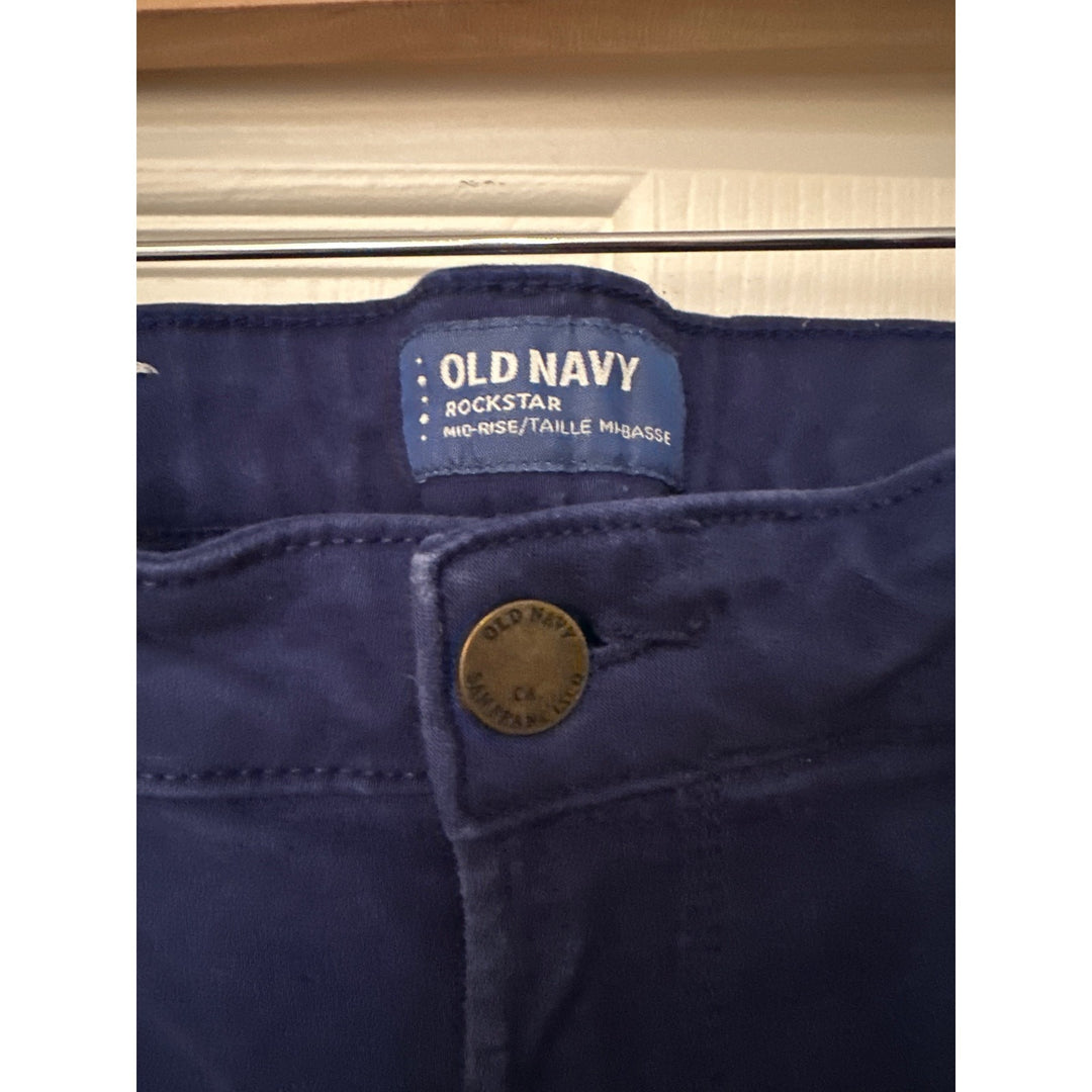 Women’s Old Navy Rockstar Mid Rise Skinny Ankle Jeans Size 6
