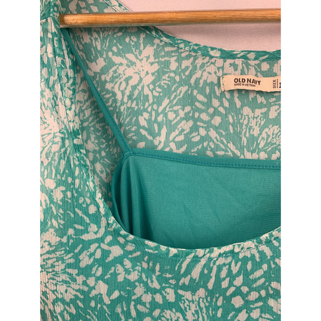 Old Navy Womens Turquoise Sleeveless Tank Top M
