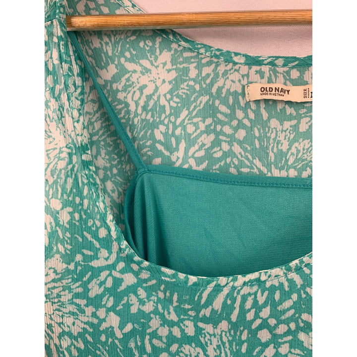 Old Navy Womens Turquoise Sleeveless Tank Top M