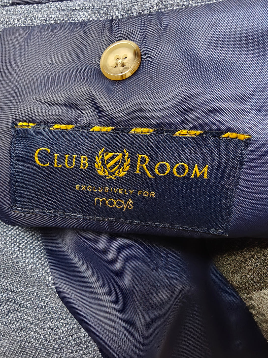 Men’s Club Room Blazer Blue 46L