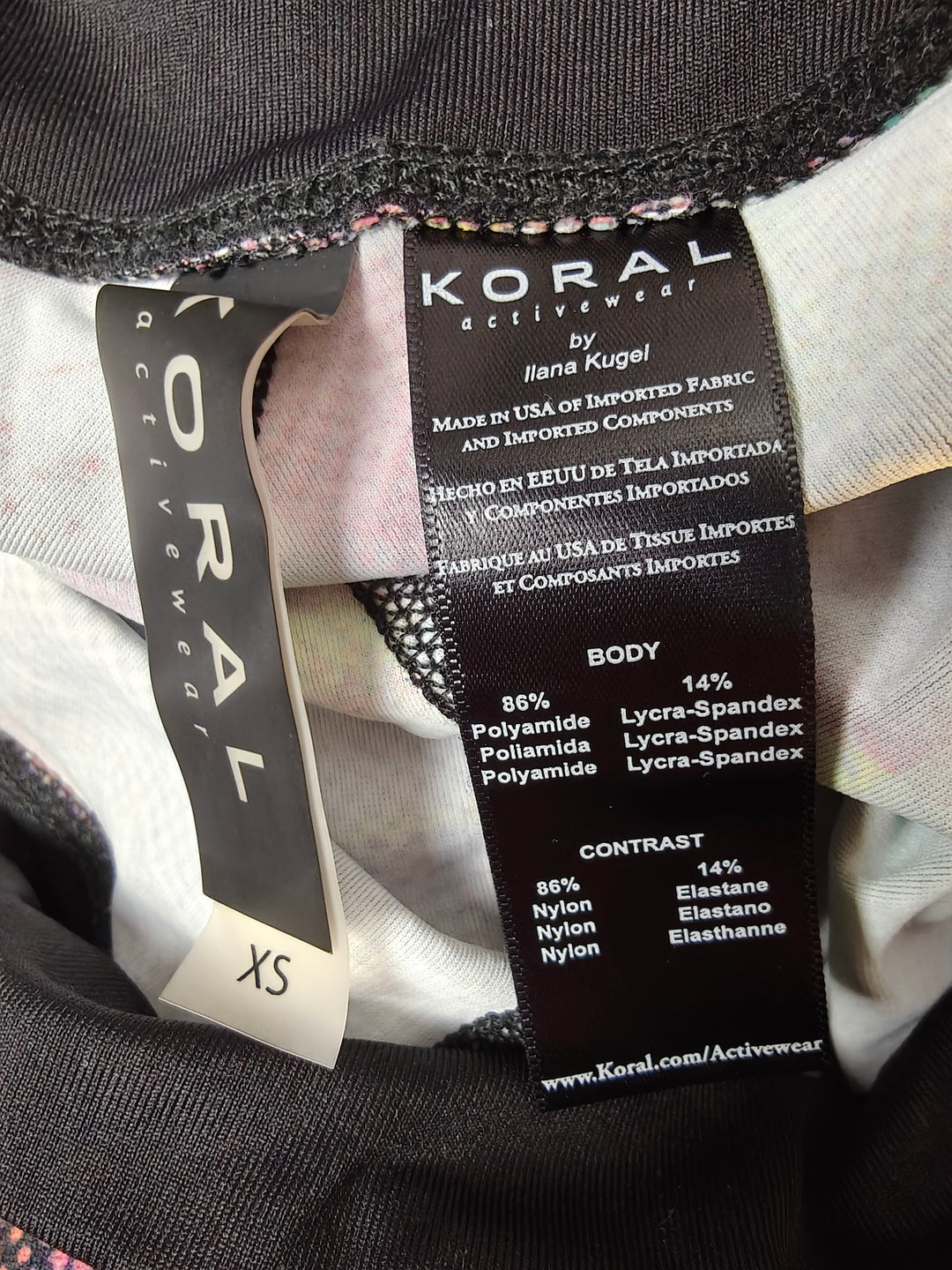 Womens Koral Activewear Leggings Multicolor XS