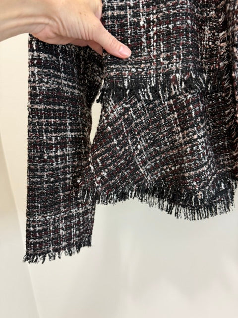 Halogen Fringe Tweed Jacket Sz1(12-14)