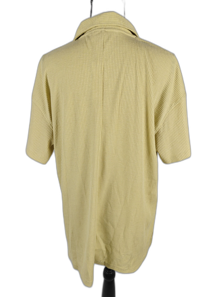 Women’s Jane + Delancey Polo Top Yellow Size M NWT