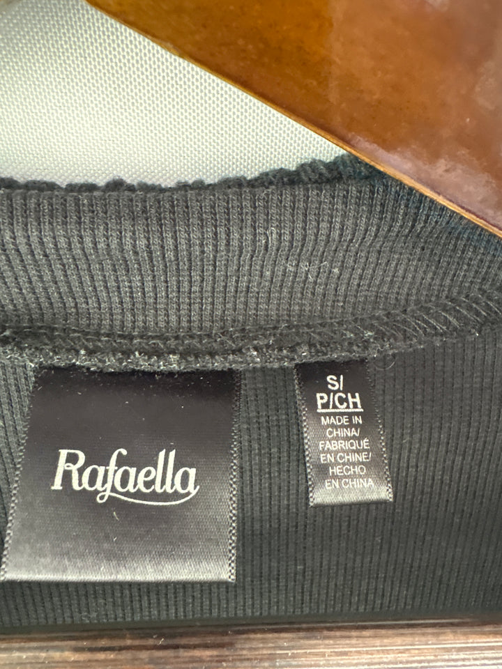 Women’s Rafaella Small Black Off the Shoulder Sweater