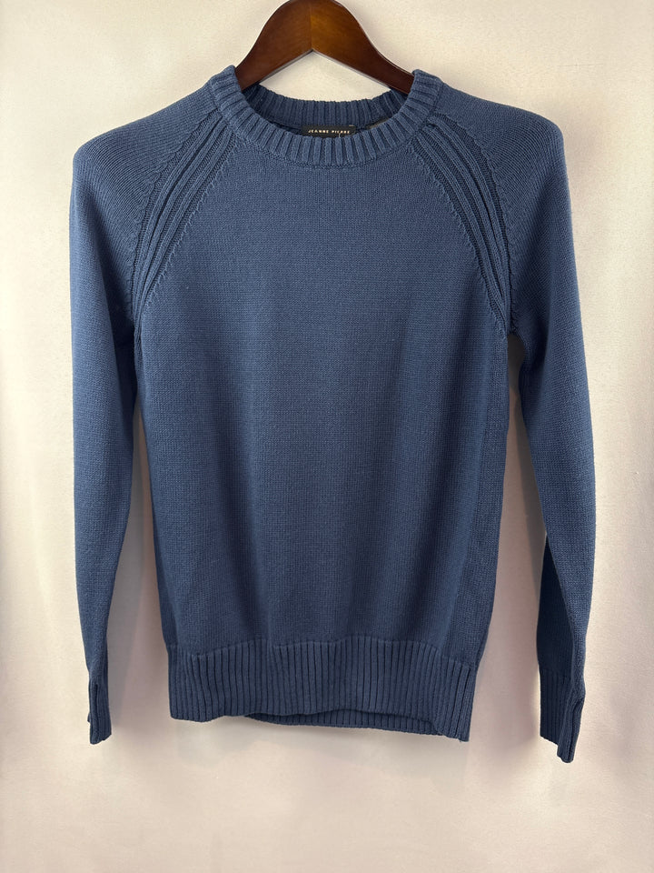 Women’s Jeanne Pierre Small Navy Pullover Sweater