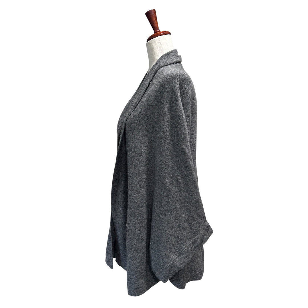 Vince. Women's 100% Cashmere Shawl XS / Small Poncho Cardigan Open Front Draped