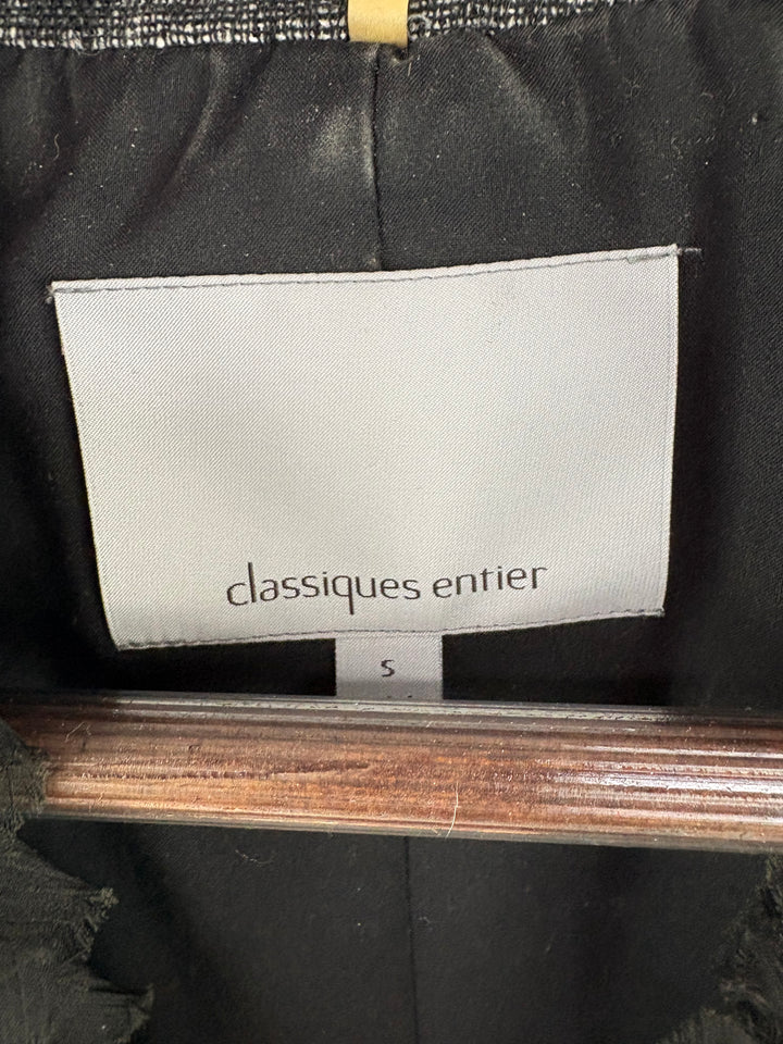 Women’s Classiques Entier Small Gray Short Sleeve Blazer